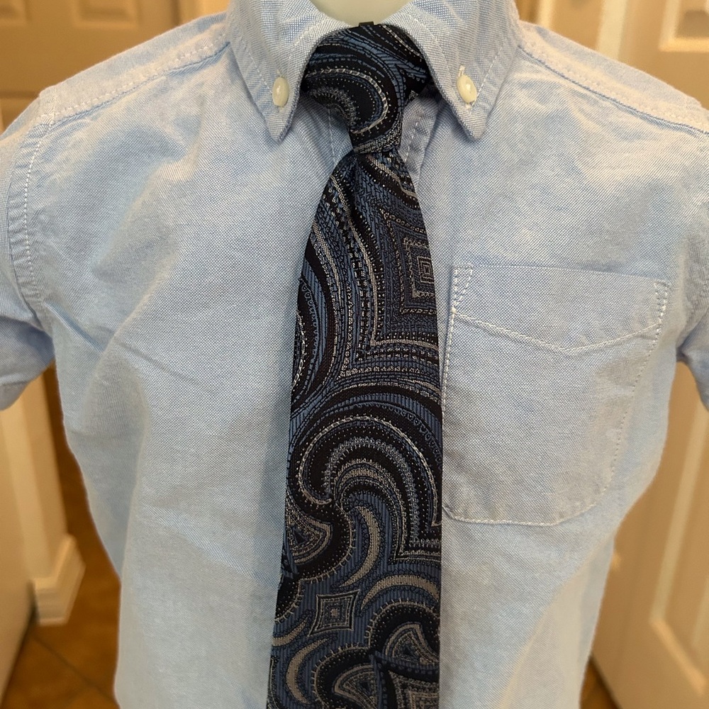 Clip on Paisley Tie